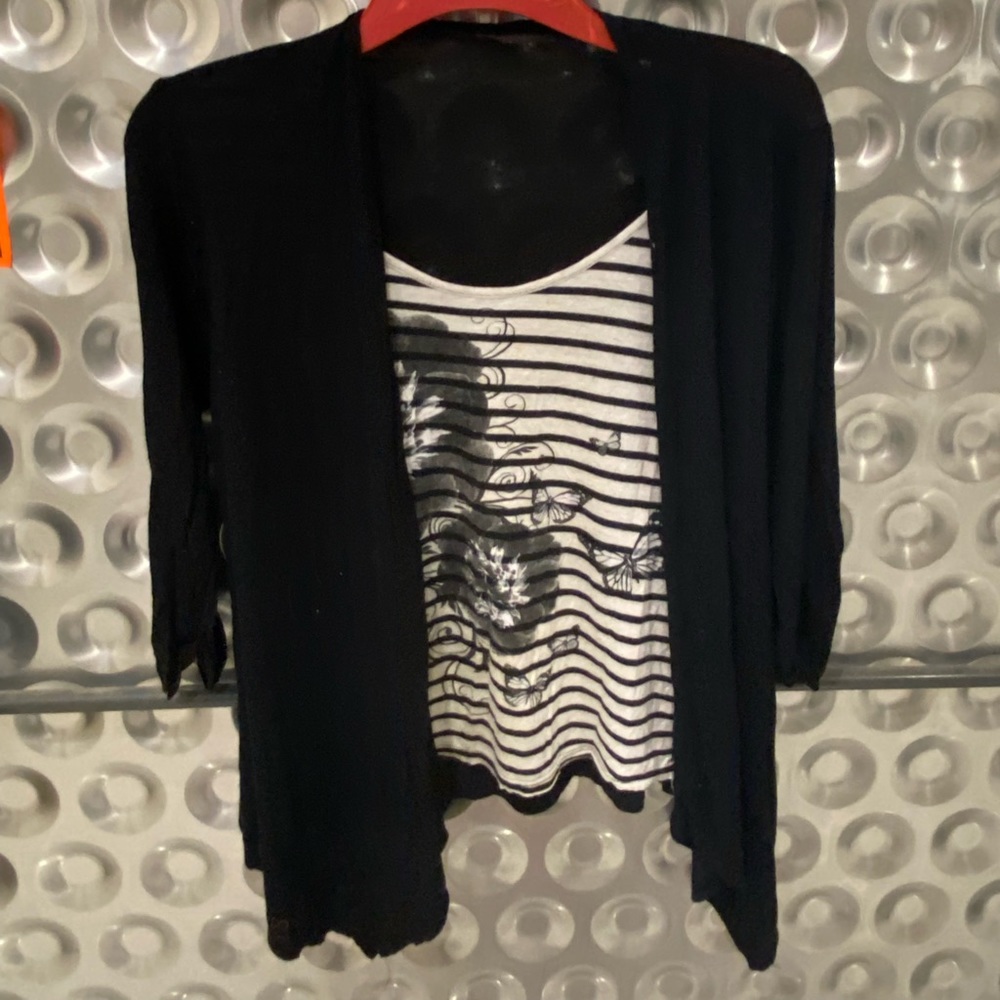 Black and white top